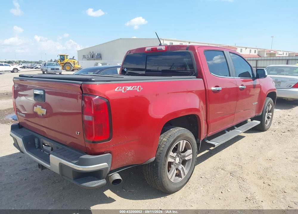 2016 CHEVROLET COLORADO LT VIN: 1GCGTCE30G1106950