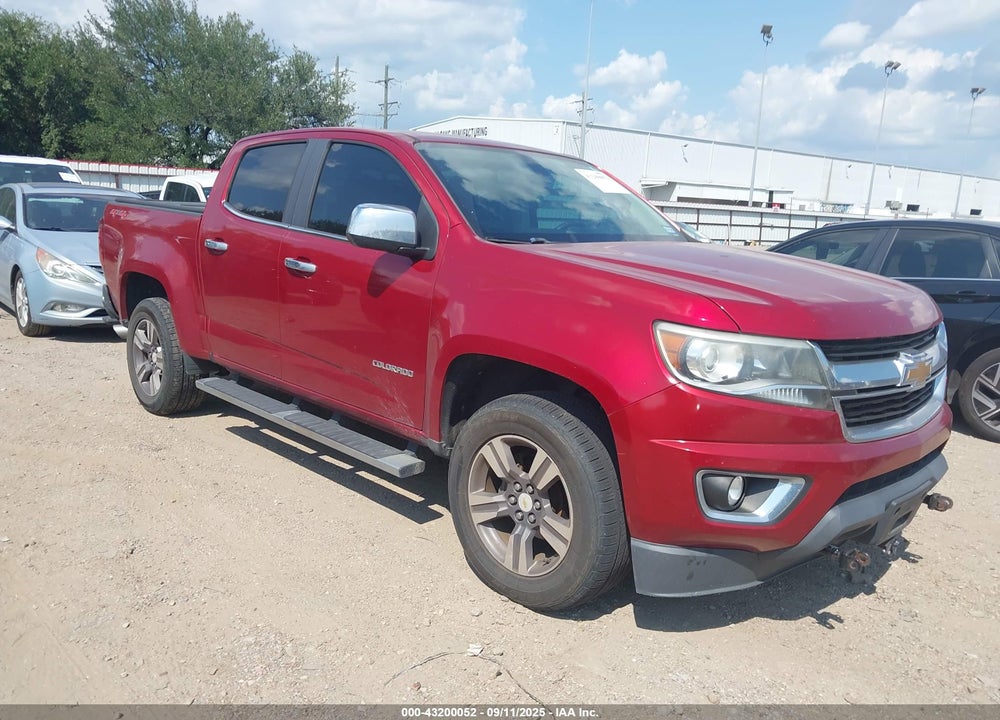 2016 CHEVROLET COLORADO LT VIN: 1GCGTCE30G1106950