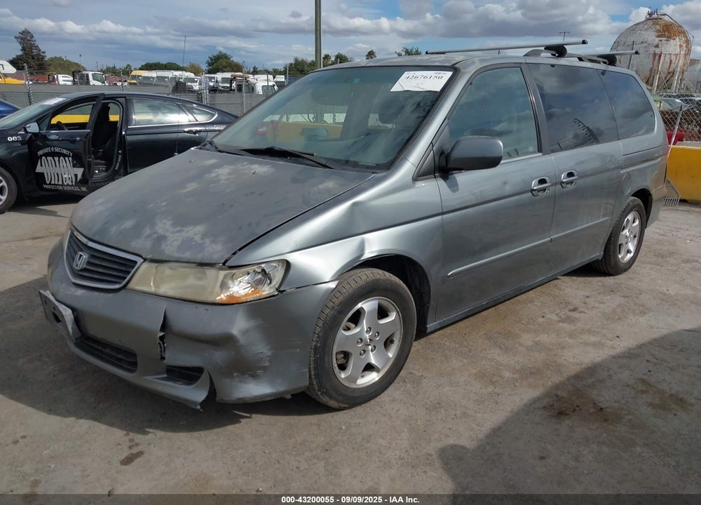 2001 HONDA ODYSSEY EX VIN: 2HKRL18631H594889