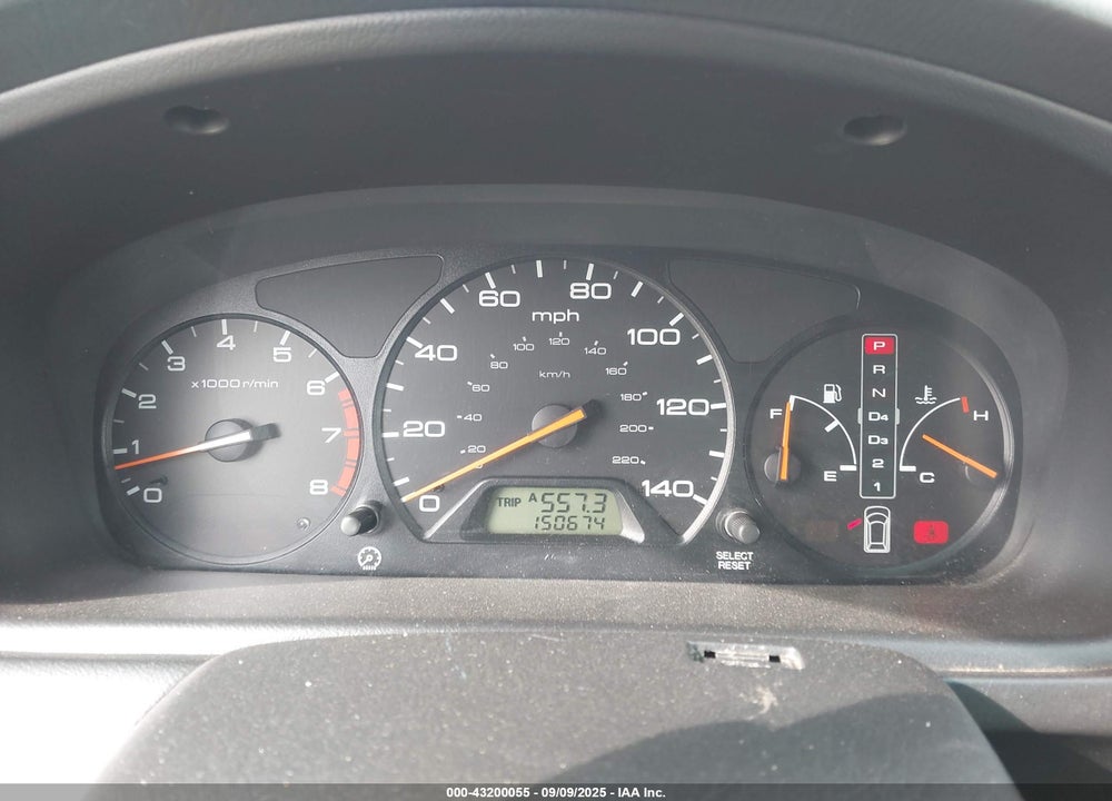 2001 HONDA ODYSSEY EX VIN: 2HKRL18631H594889