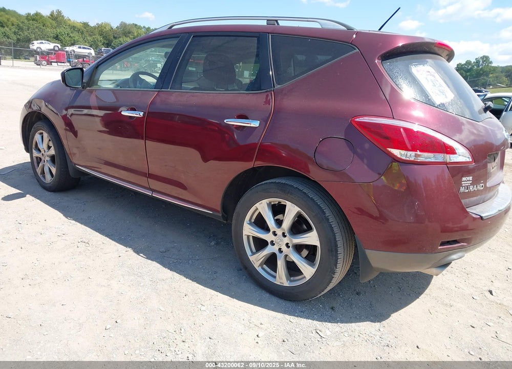 2012 NISSAN MURANO VIN: JN8AZ1MWXCW206740