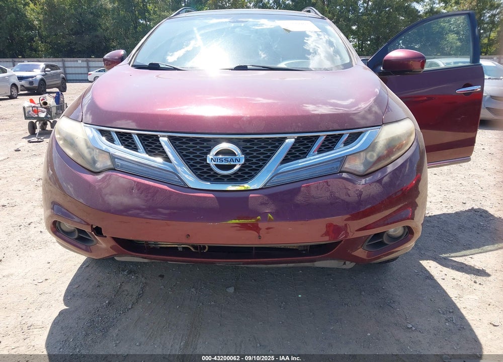 2012 NISSAN MURANO VIN: JN8AZ1MWXCW206740