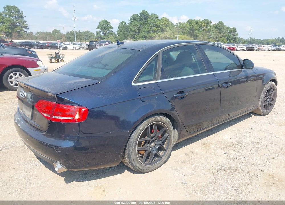 2009 AUDI A4 3.2 PREMIUM PLUS VIN: WAULK78K49N022991