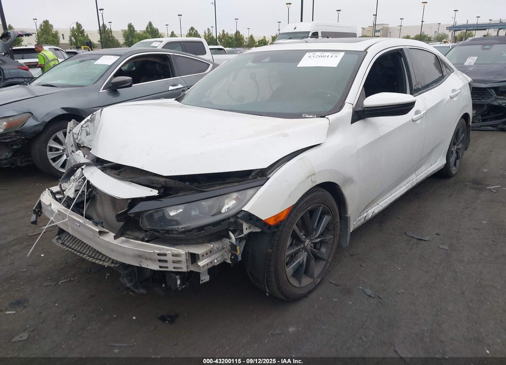 2020 HONDA CIVIC EX VIN: SHHFK7H6XLU421623