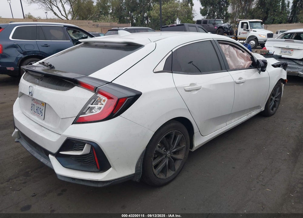 2020 HONDA CIVIC EX VIN: SHHFK7H6XLU421623