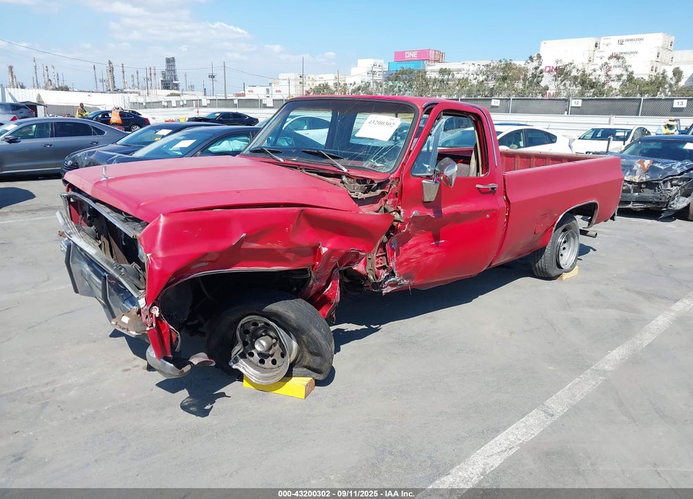 1984 CHEVROLET C10 VIN: 1GCDC14H0ES131858