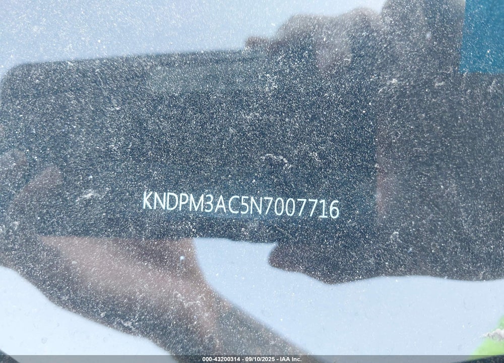 2022 KIA SPORTAGE VIN: KNDPM3AC5N7007716