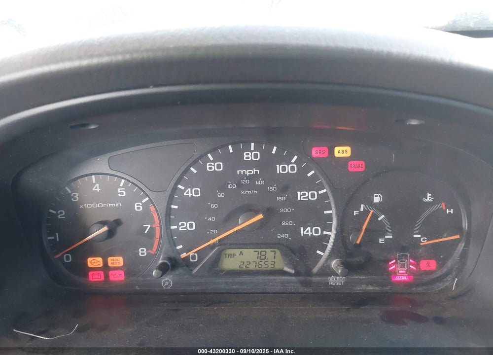 2000 HONDA ACCORD 2.3 EX VIN: JHMCG5552YC032208