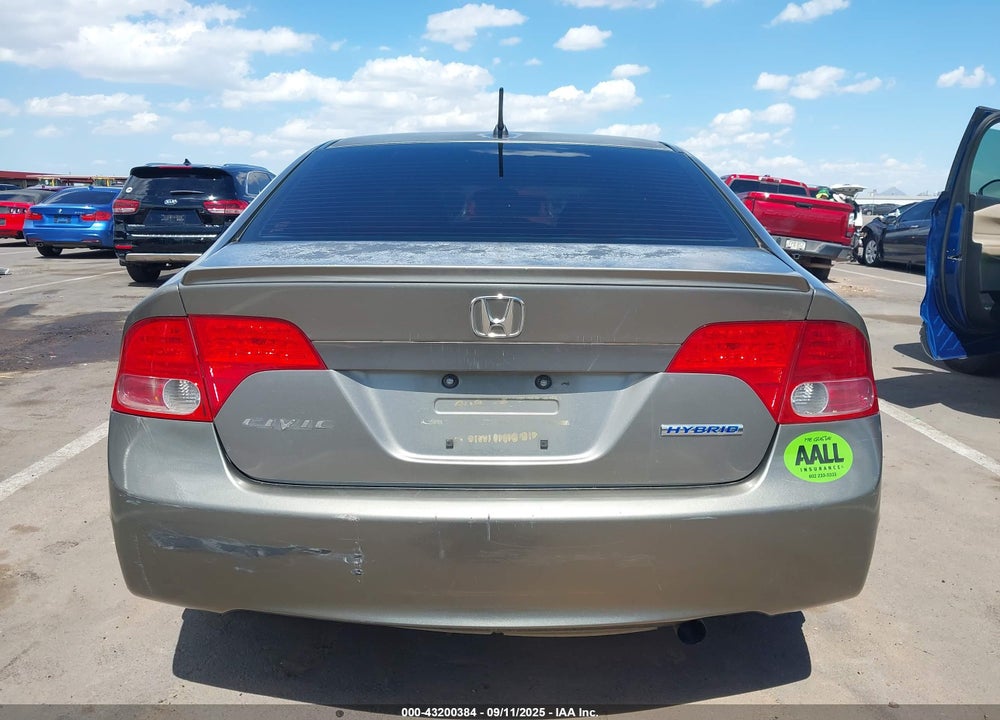 2008 HONDA CIVIC HYBRID VIN: JHMFA36268S022200