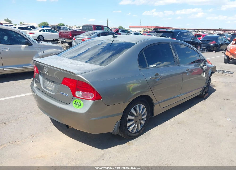 2008 HONDA CIVIC HYBRID VIN: JHMFA36268S022200