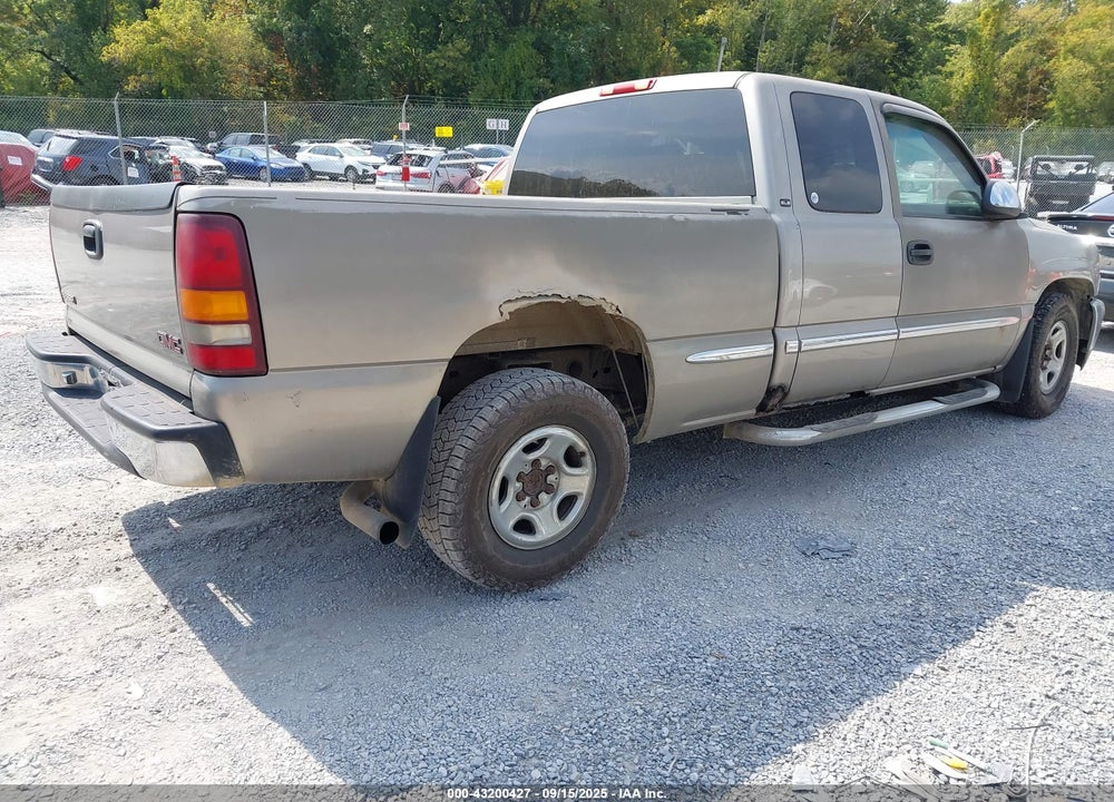 2001 GMC SIERRA 1500 SLE VIN: 2GTEC19V711360289