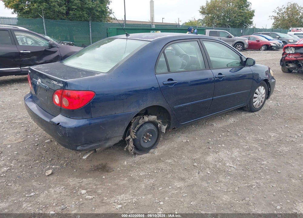 2005 TOYOTA COROLLA LE VIN: 2T1BR30E25C494872