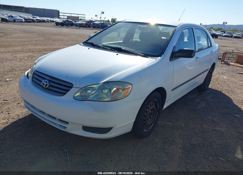 2003 TOYOTA COROLLA CE VIN: JTDBR32E930047475