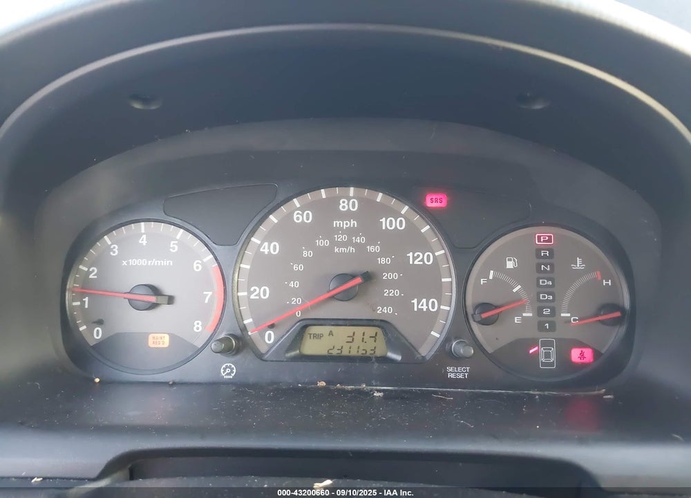 2002 HONDA ACCORD 2.3 EX VIN: 1HGCG32552A006295