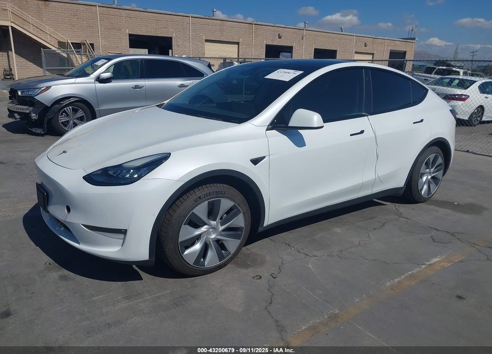 2021 TESLA MODEL Y LONG RANGE DUAL MOTOR ALL-WHEEL DRIVE VIN: 5YJYGAEE6MF149934
