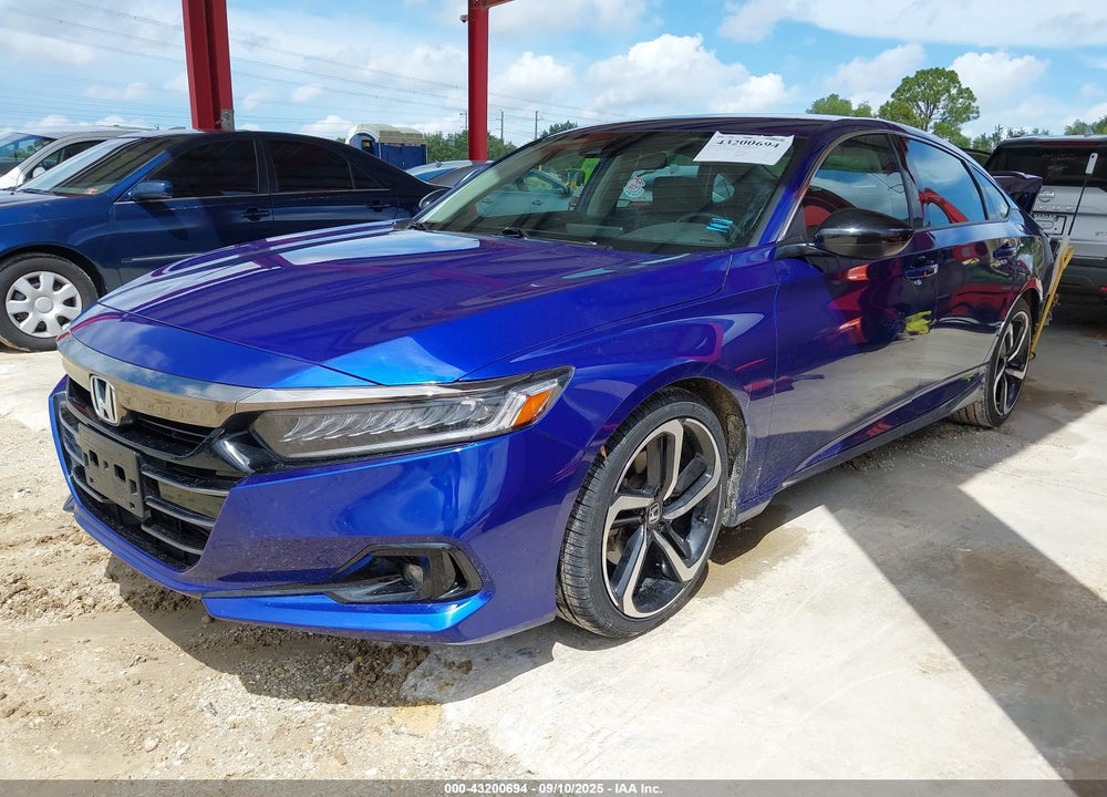 2021 HONDA ACCORD VIN: 1HGCV1F4XMA090886