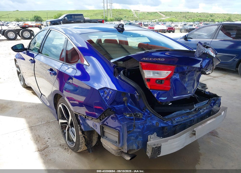2021 HONDA ACCORD VIN: 1HGCV1F4XMA090886