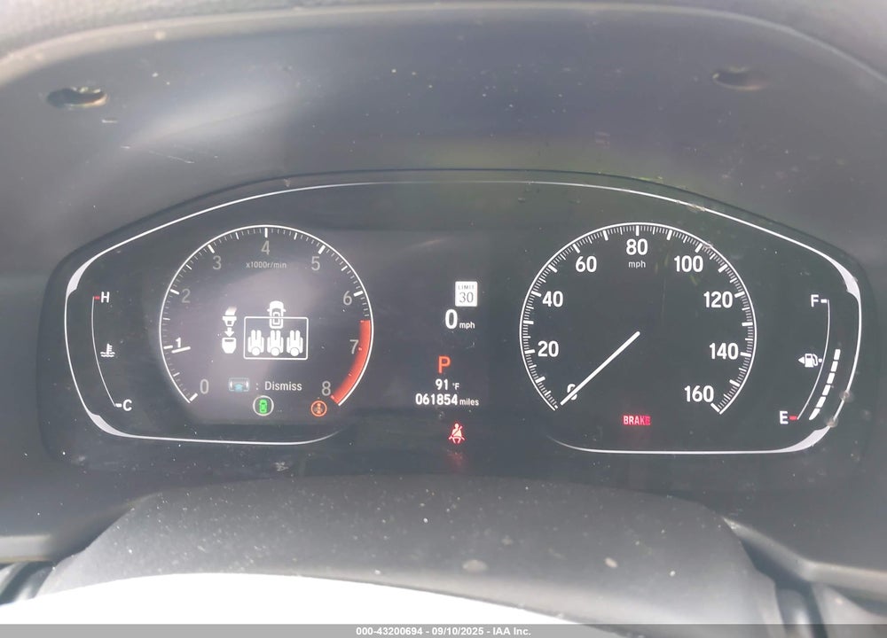2021 HONDA ACCORD VIN: 1HGCV1F4XMA090886