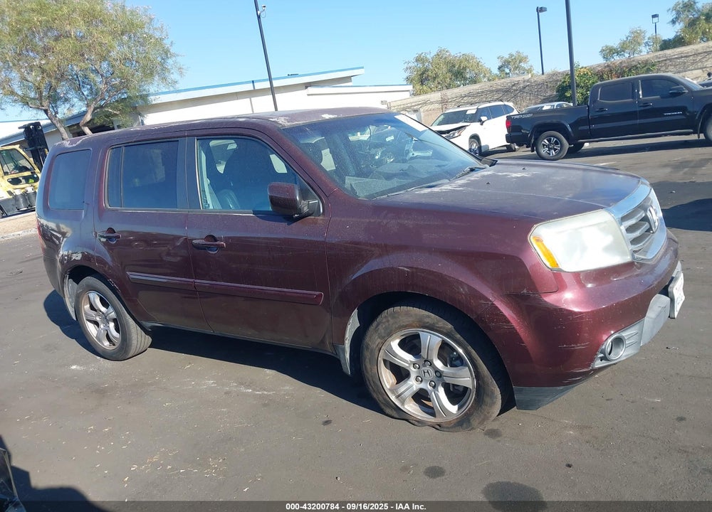 2013 HONDA PILOT EX-L VIN: 5FNYF3H54DB035957