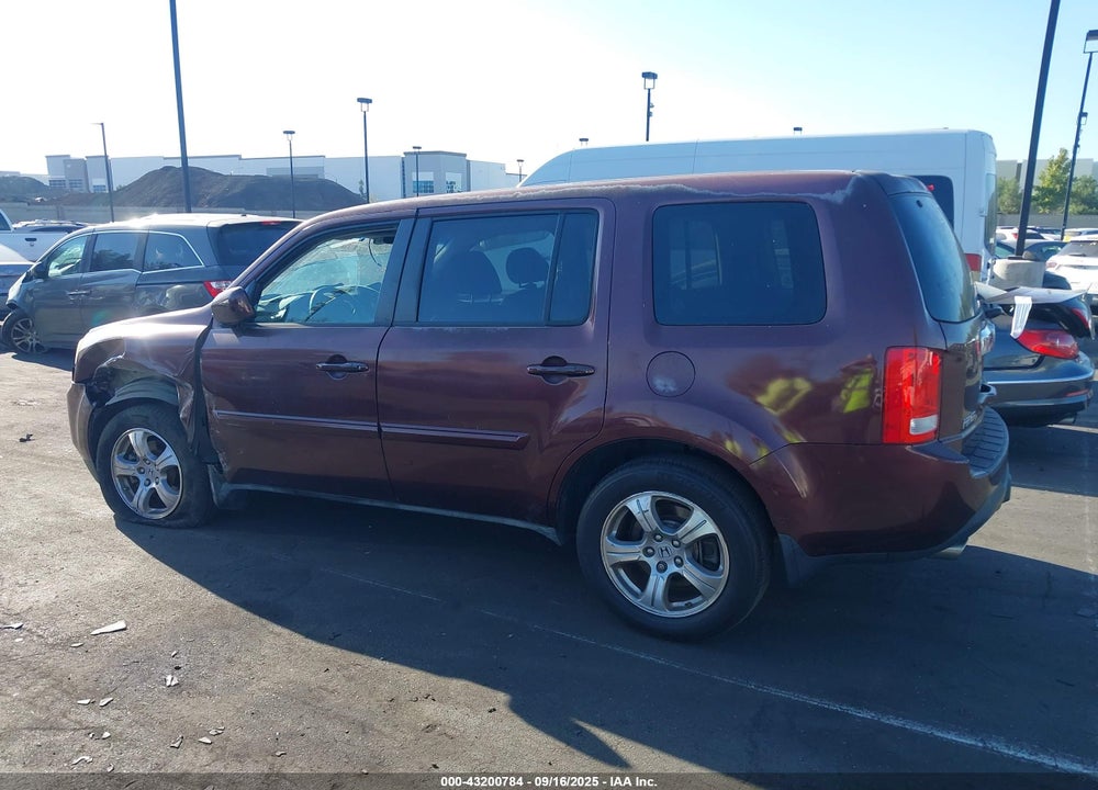 2013 HONDA PILOT EX-L VIN: 5FNYF3H54DB035957