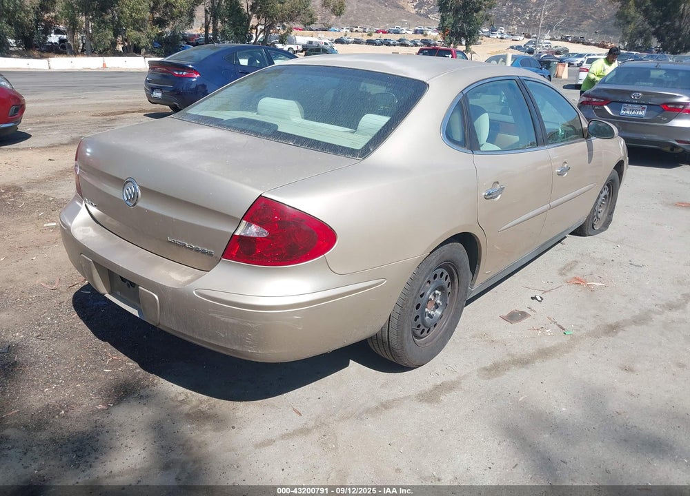 2005 BUICK LACROSSE CX VIN: 2G4WC532451341422