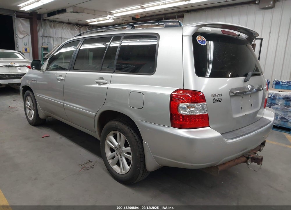 2006 TOYOTA HIGHLANDER HYBRID VIN: JTEDW21AX60010042