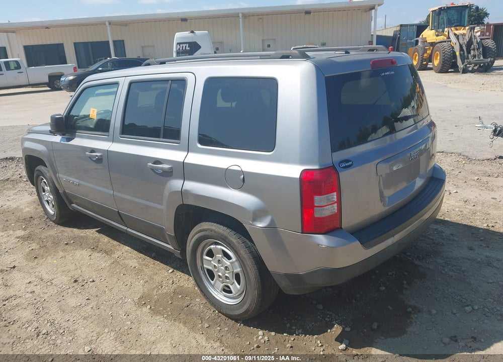 2016 JEEP PATRIOT VIN: 1C4NJPBB8GD519164
