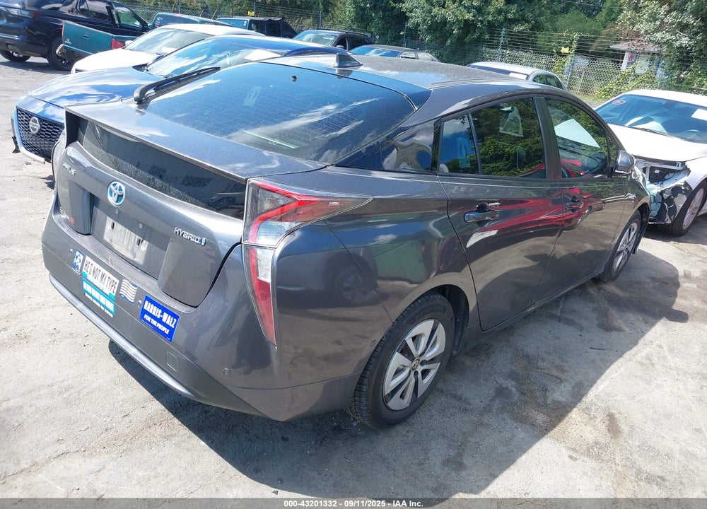 2017 TOYOTA PRIUS FOUR VIN: JTDKARFU8H3544230