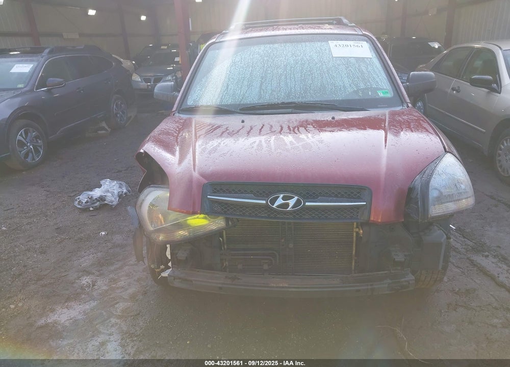 2008 HYUNDAI TUCSON GLS VIN: KM8JM12B18U911418