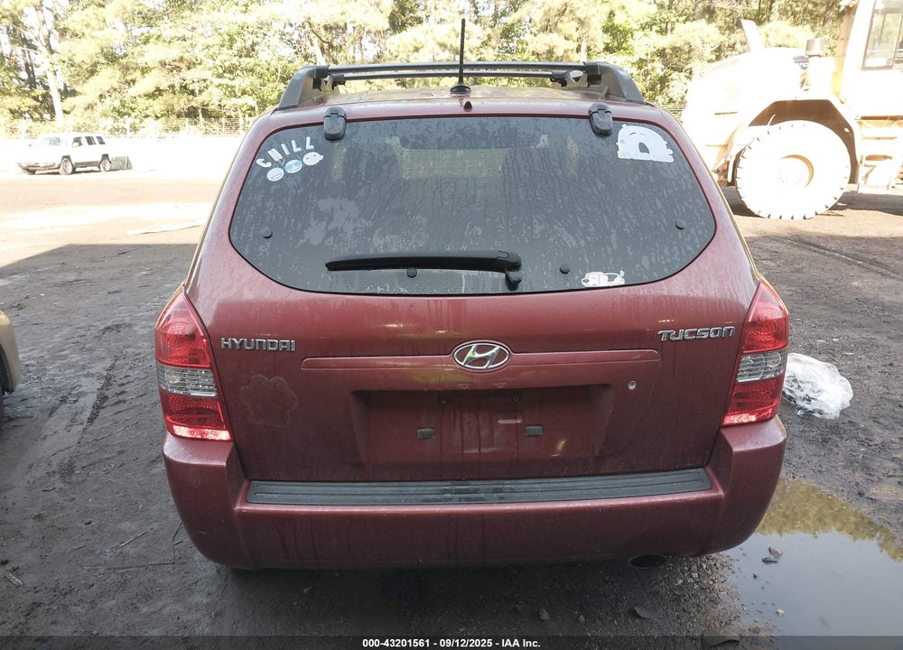 2008 HYUNDAI TUCSON GLS VIN: KM8JM12B18U911418