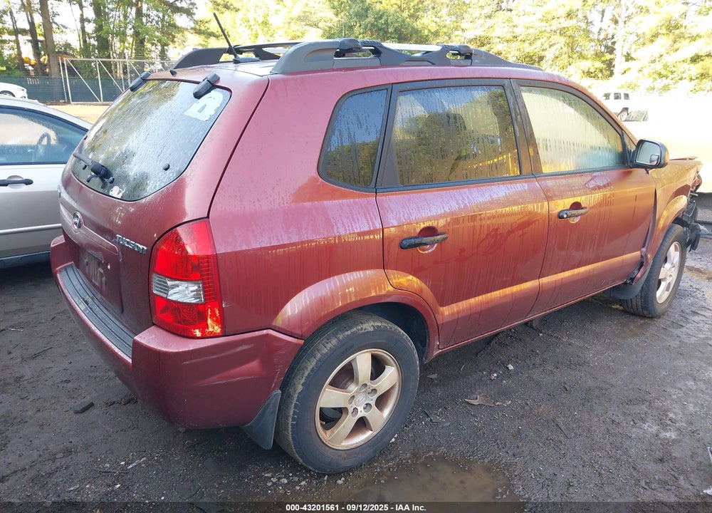 2008 HYUNDAI TUCSON GLS VIN: KM8JM12B18U911418