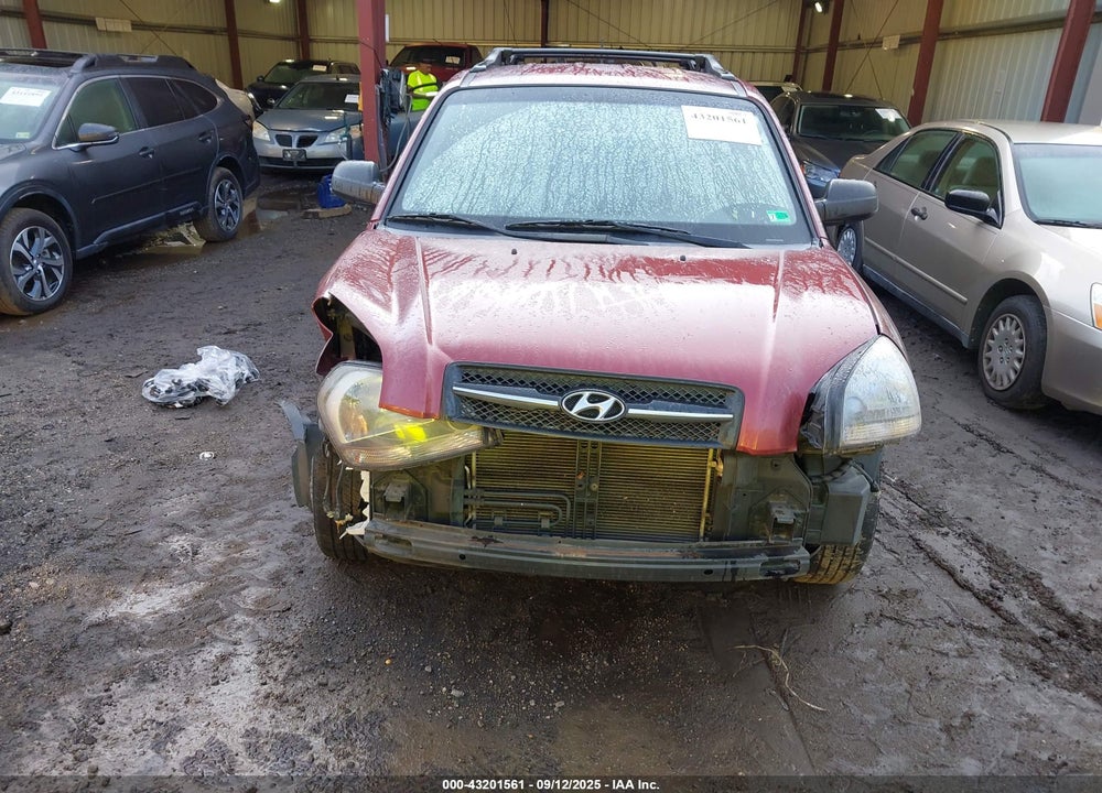 2008 HYUNDAI TUCSON GLS VIN: KM8JM12B18U911418