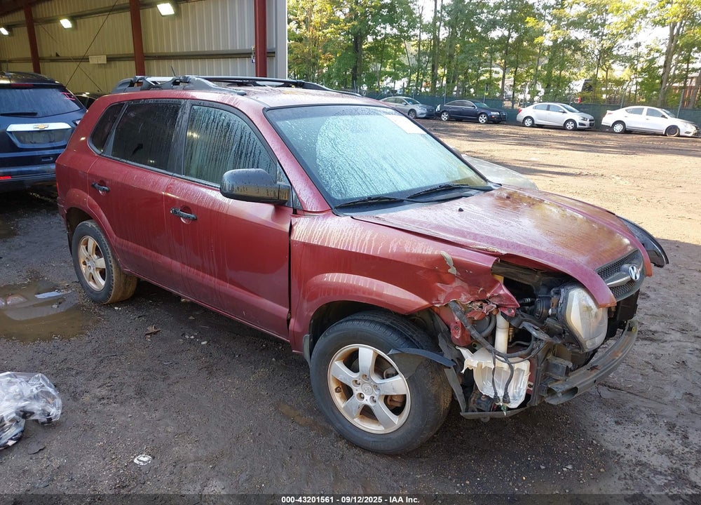 2008 HYUNDAI TUCSON GLS VIN: KM8JM12B18U911418