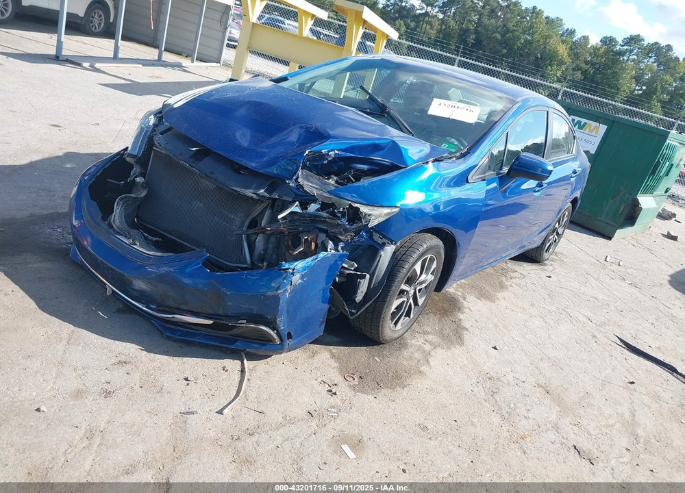 2015 HONDA CIVIC EX VIN: 19XFB2F85FE223387