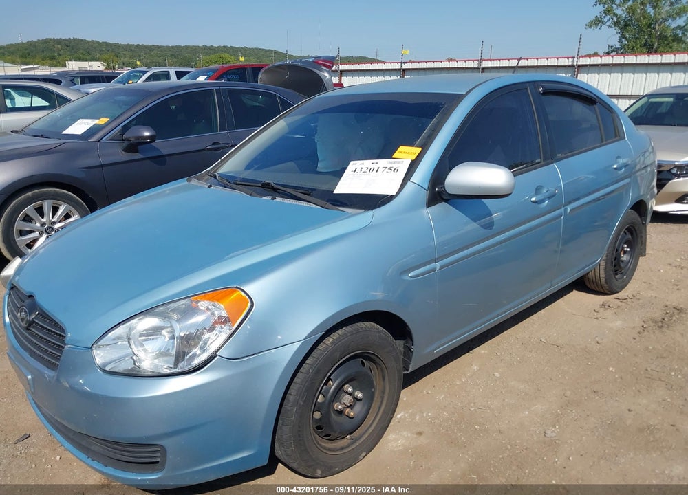 2009 HYUNDAI ACCENT GLS VIN: KMHCN46C59U293810