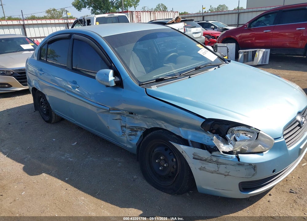 2009 HYUNDAI ACCENT GLS VIN: KMHCN46C59U293810