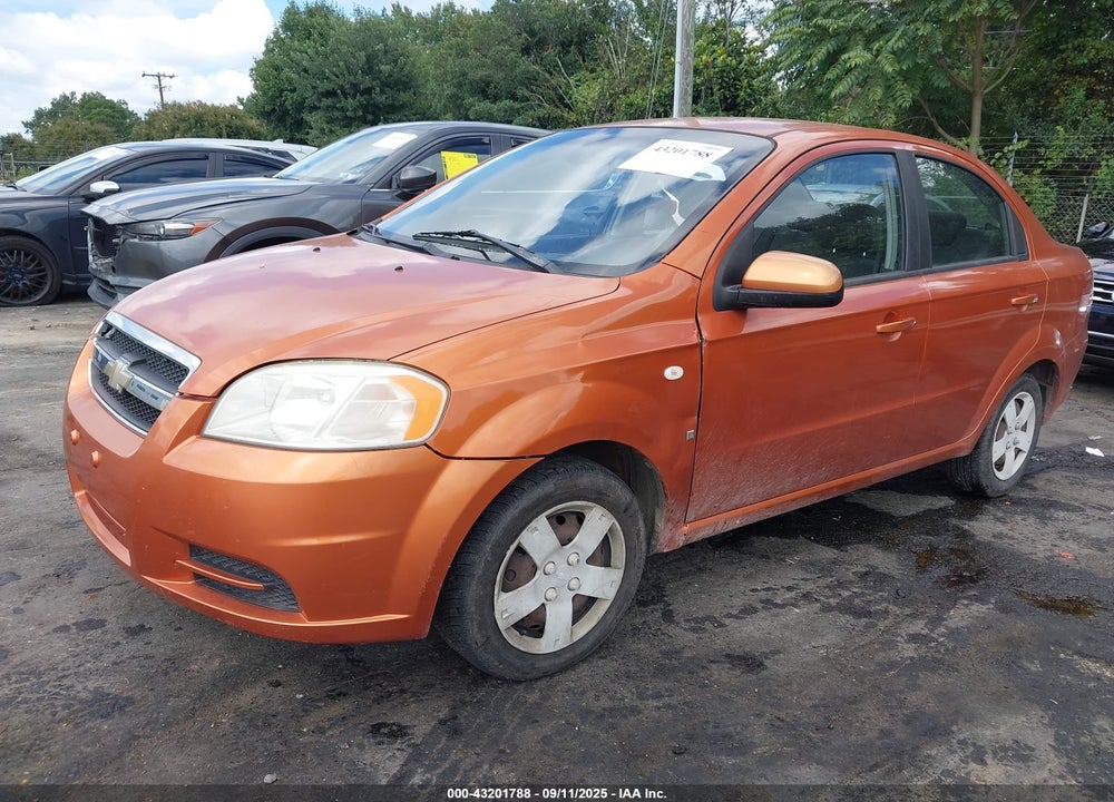 2007 CHEVROLET AVEO LS VIN: KL1TD56657B125432