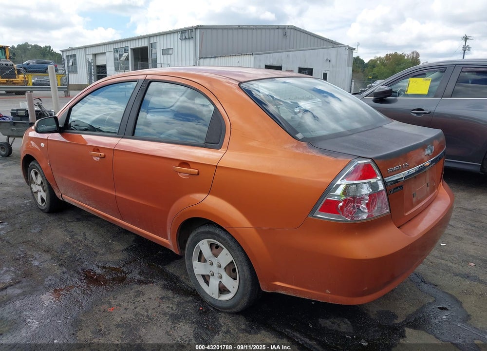 2007 CHEVROLET AVEO LS VIN: KL1TD56657B125432