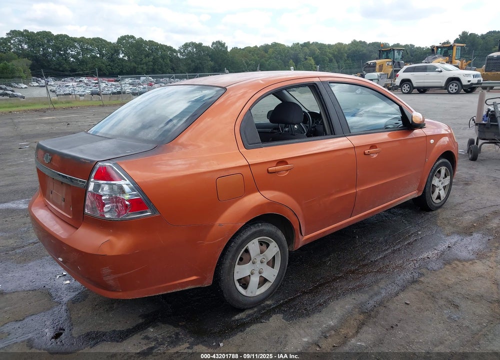 2007 CHEVROLET AVEO LS VIN: KL1TD56657B125432