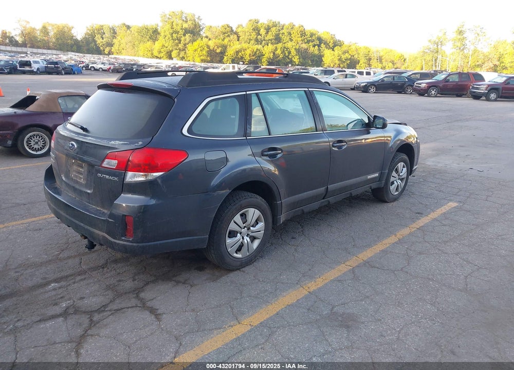 2012 SUBARU OUTBACK 2.5I VIN: 4S4BRCAC5C1258307