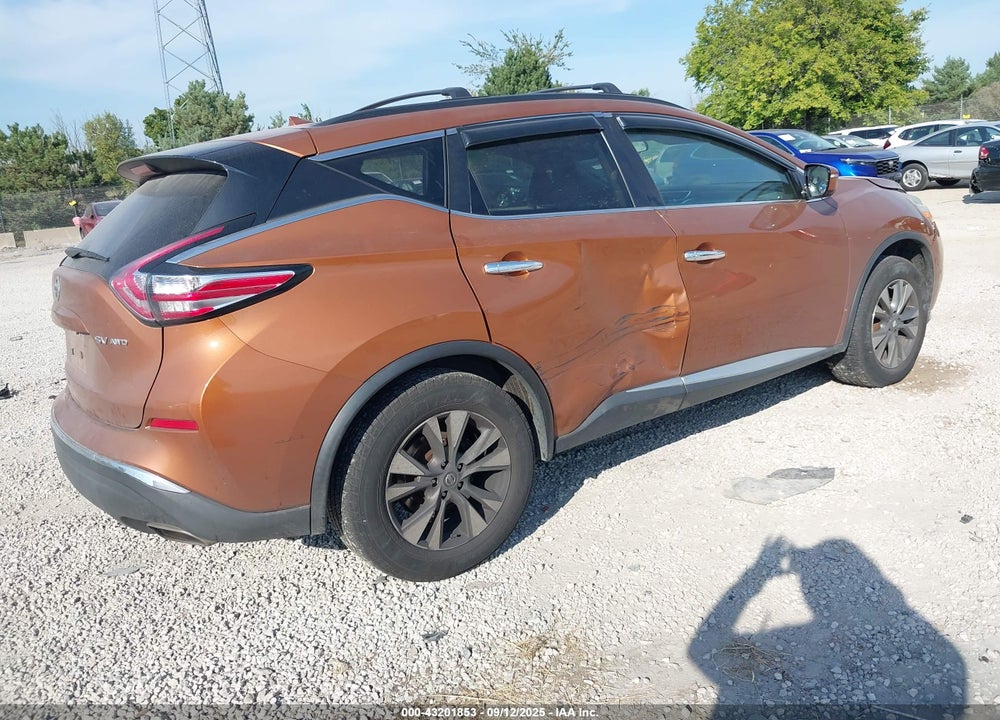 2016 NISSAN MURANO VIN: 5N1AZ2MH1GN109694