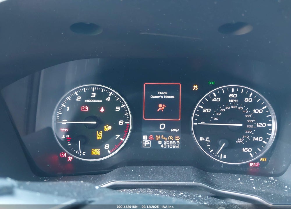 2020 SUBARU OUTBACK VIN: 4S4BTANC3L3155200