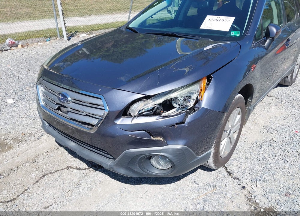 2015 SUBARU OUTBACK 2.5I PREMIUM VIN: 4S4BSAFC1F3319310