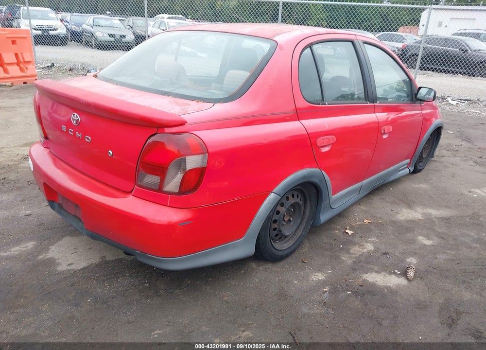 2000 TOYOTA ECHO VIN: JTDBT1230Y0033217