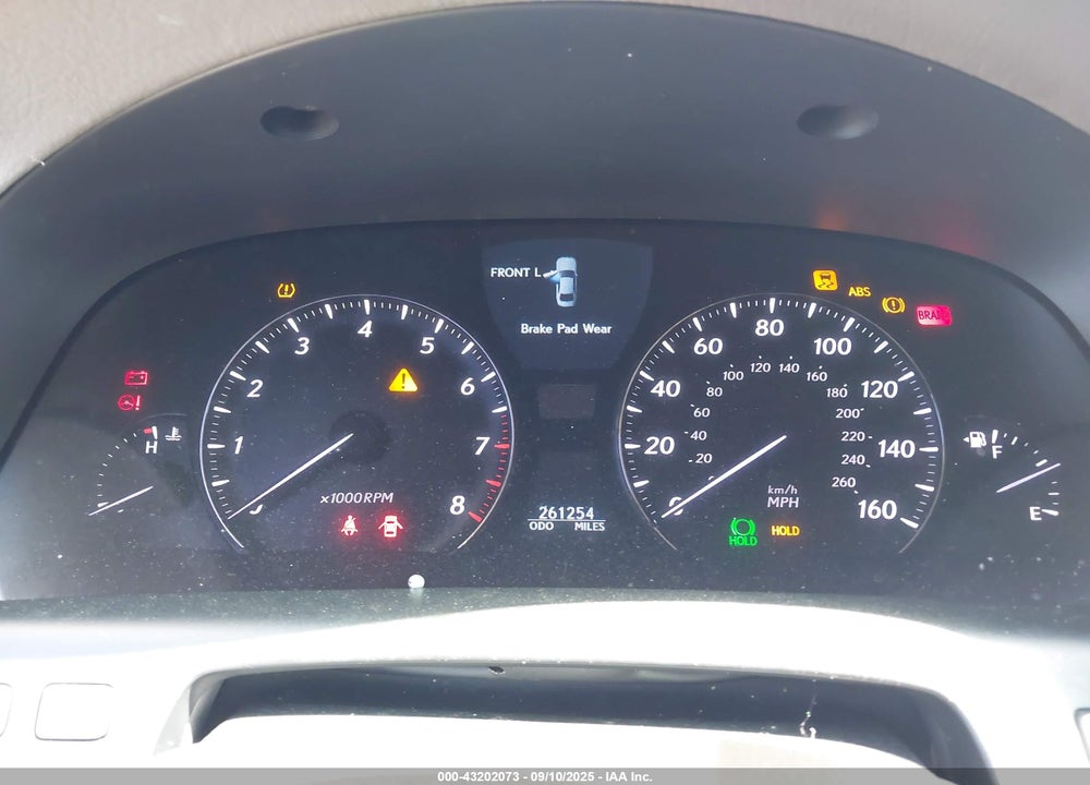 2007 LEXUS LS 460 VIN: JTHBL46F775040655