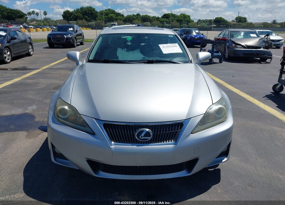 2012 LEXUS IS 250 VIN: JTHBF5C28C5165687