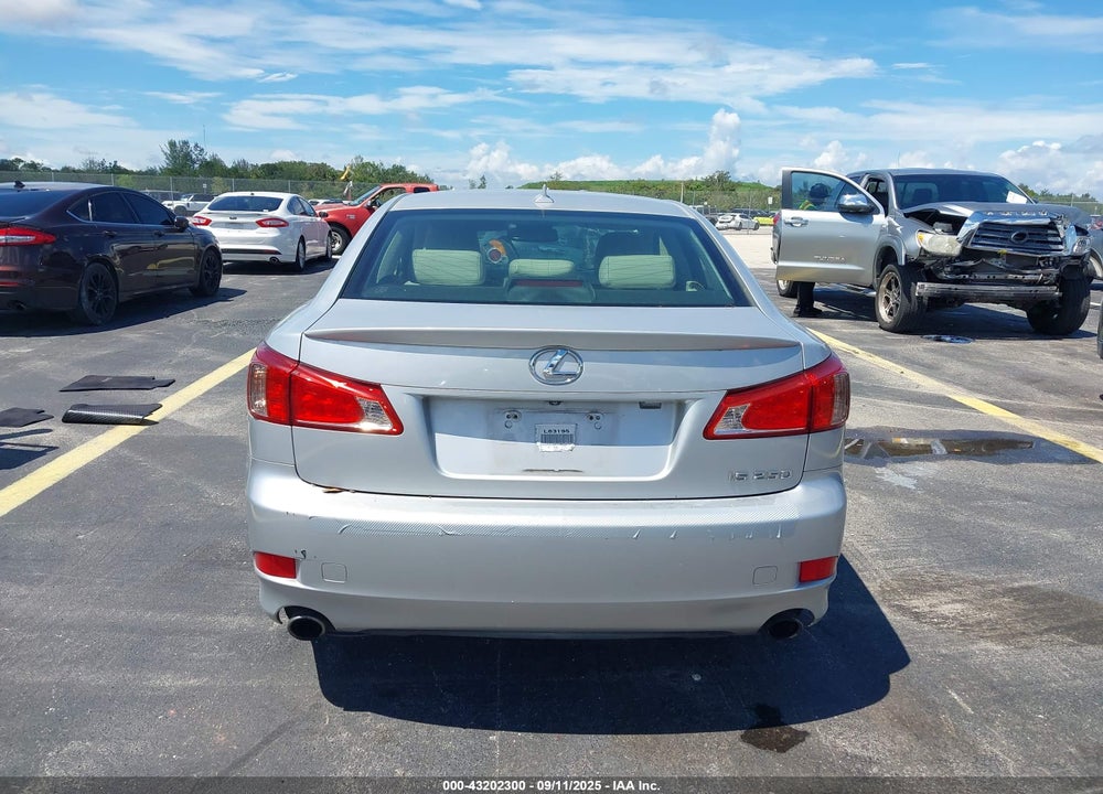 2012 LEXUS IS 250 VIN: JTHBF5C28C5165687