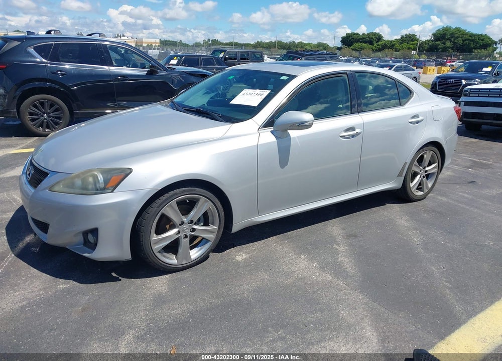 2012 LEXUS IS 250 VIN: JTHBF5C28C5165687