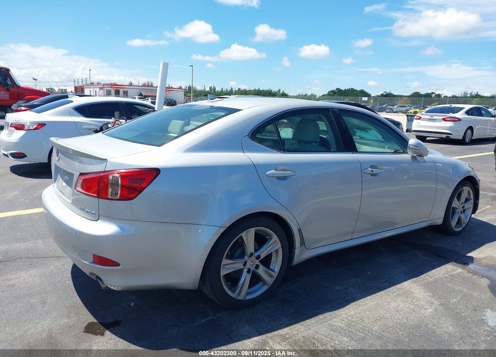 2012 LEXUS IS 250 VIN: JTHBF5C28C5165687