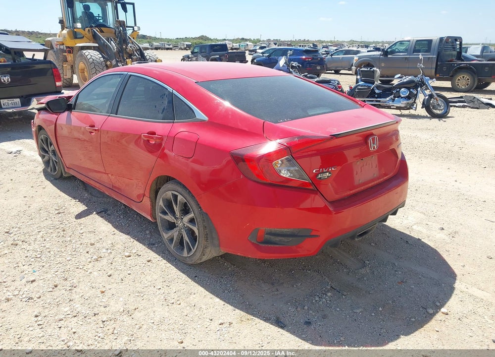 2020 HONDA CIVIC SPORT VIN: 2HGFC2F82LH524858